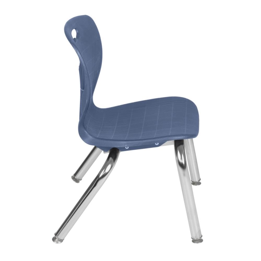 Mobile Rectangular Table with 2 Stack Chairs F7826