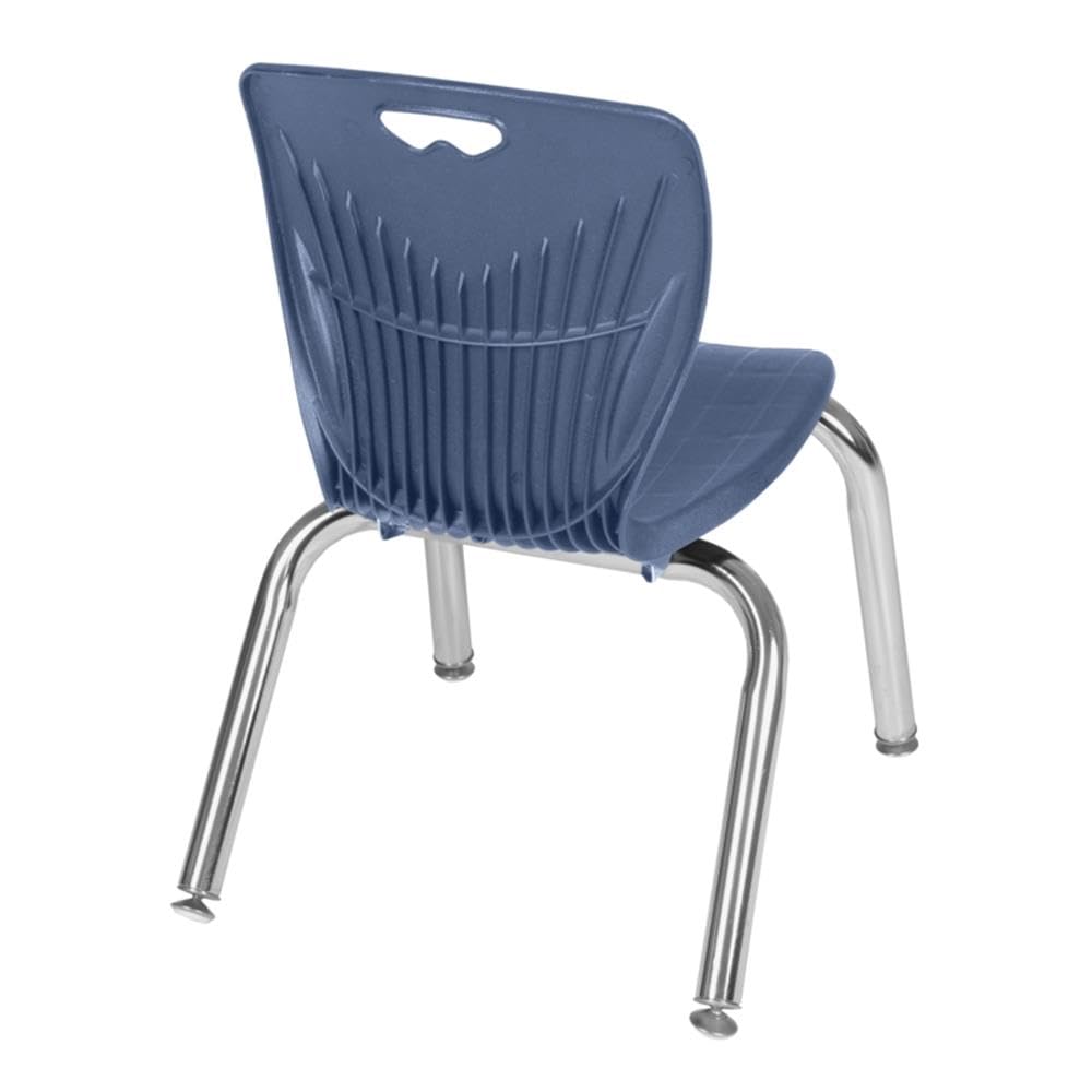 Mobile Rectangular Table with 2 Stack Chairs F7826