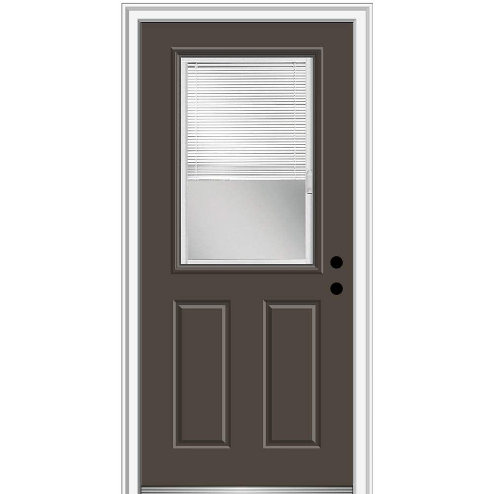 Brown Steel Prehung Door 36" x 80" H739