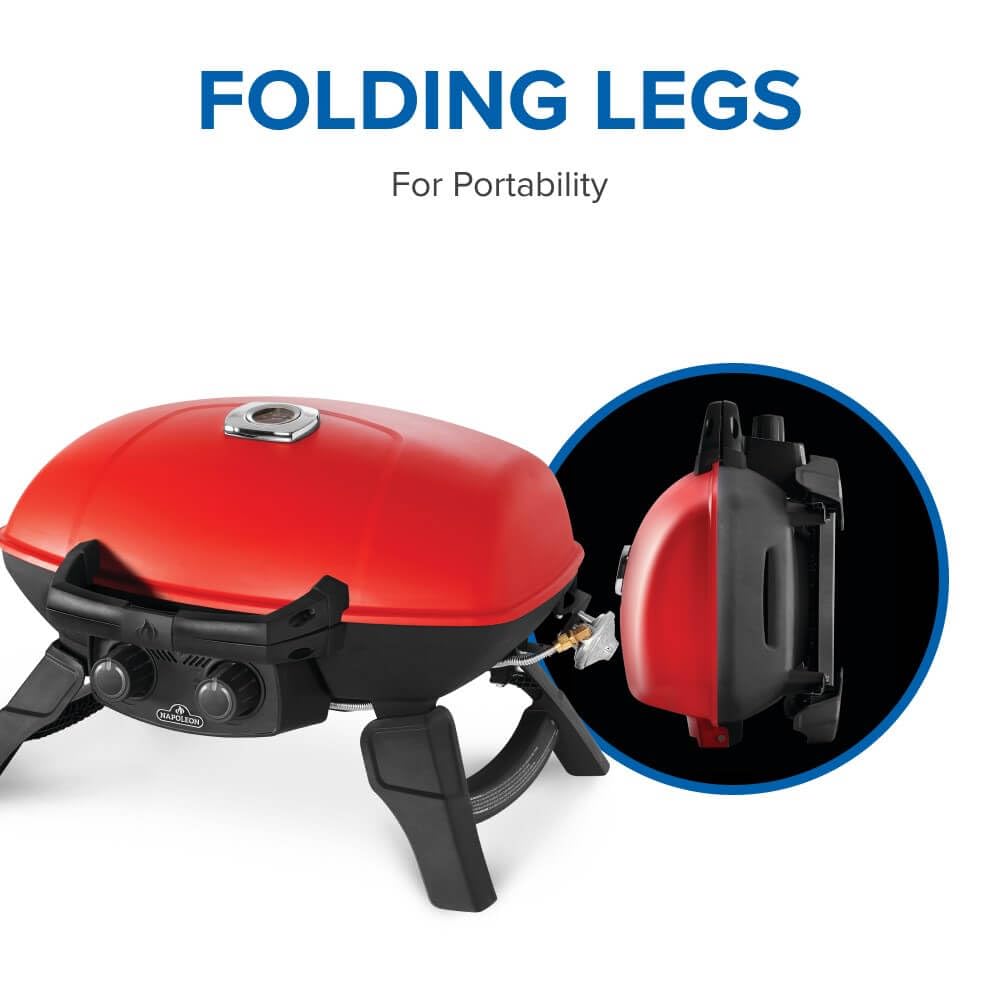 Portable Propane Grill with Griddle Insert P617