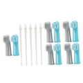 ABS 15 Pcs Set Pet Toothbrush Kit Z368