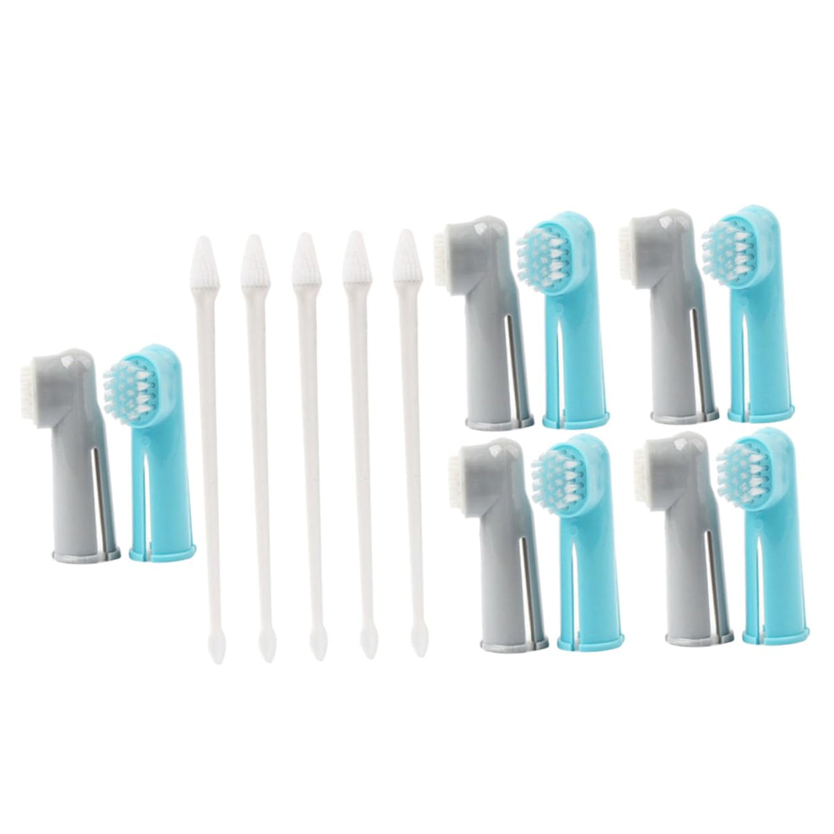 ABS 15 Pcs Set Pet Toothbrush Kit Z368