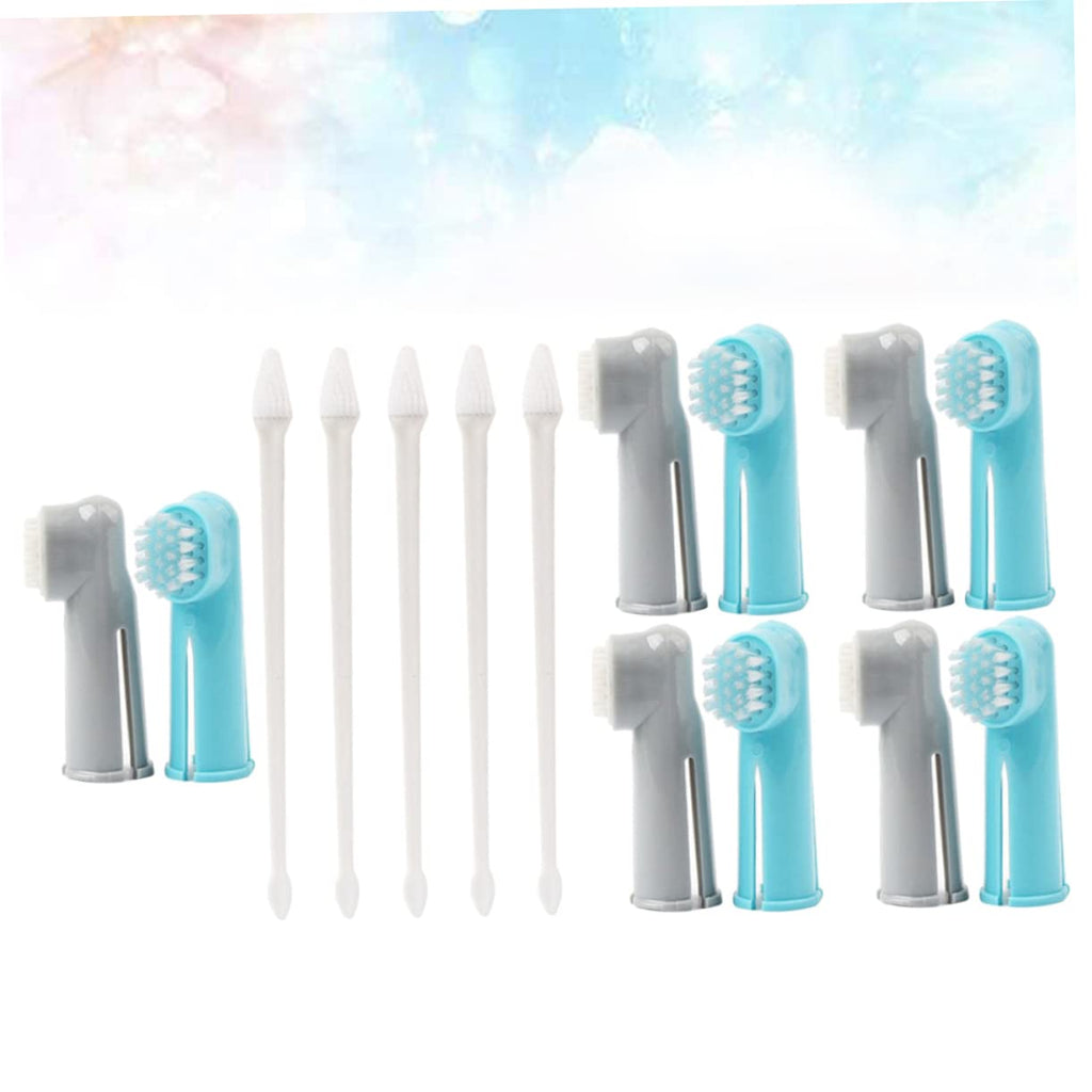 ABS 15 Pcs Set Pet Toothbrush Kit Z368