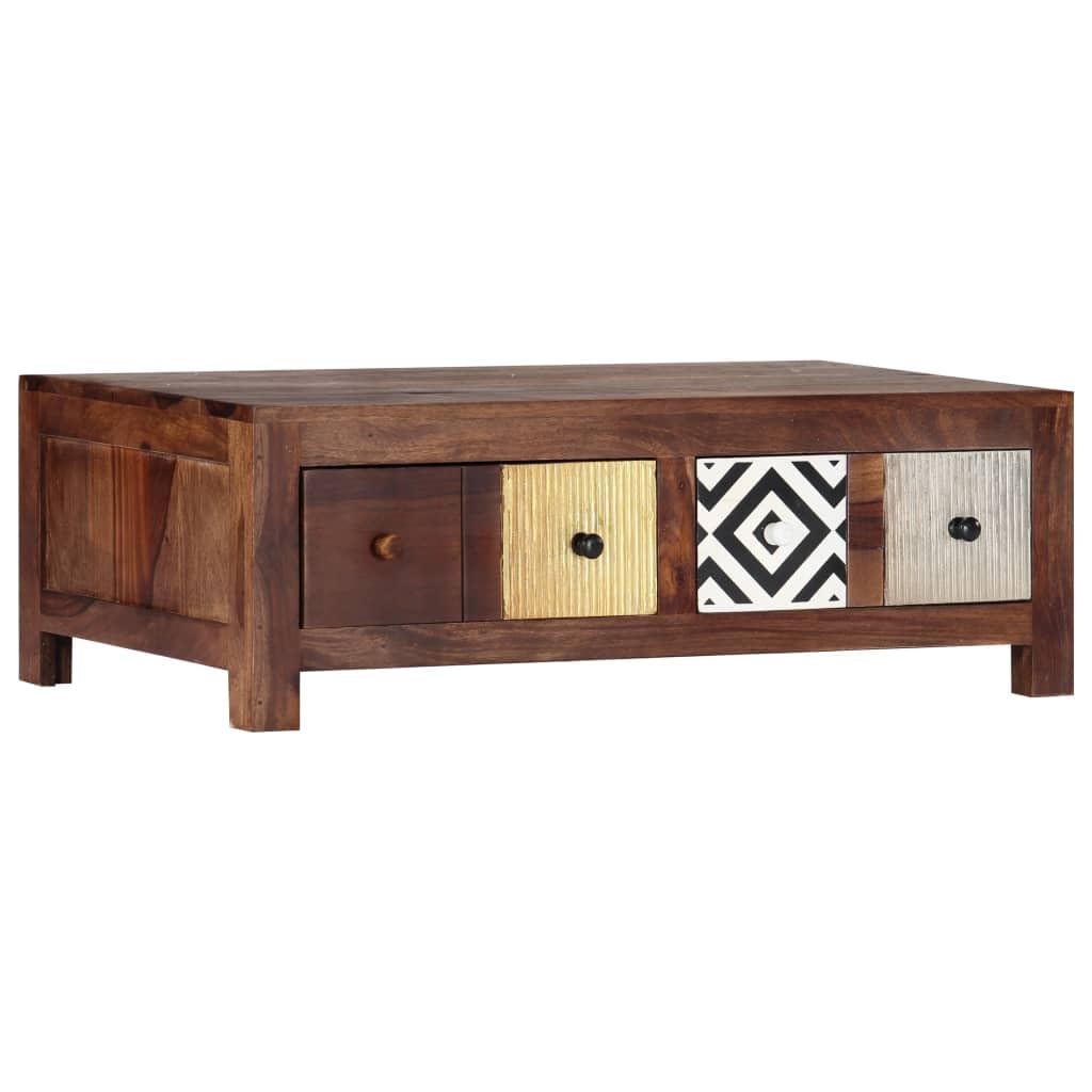 Solid Sheesham Wood Coffee Table A1074
