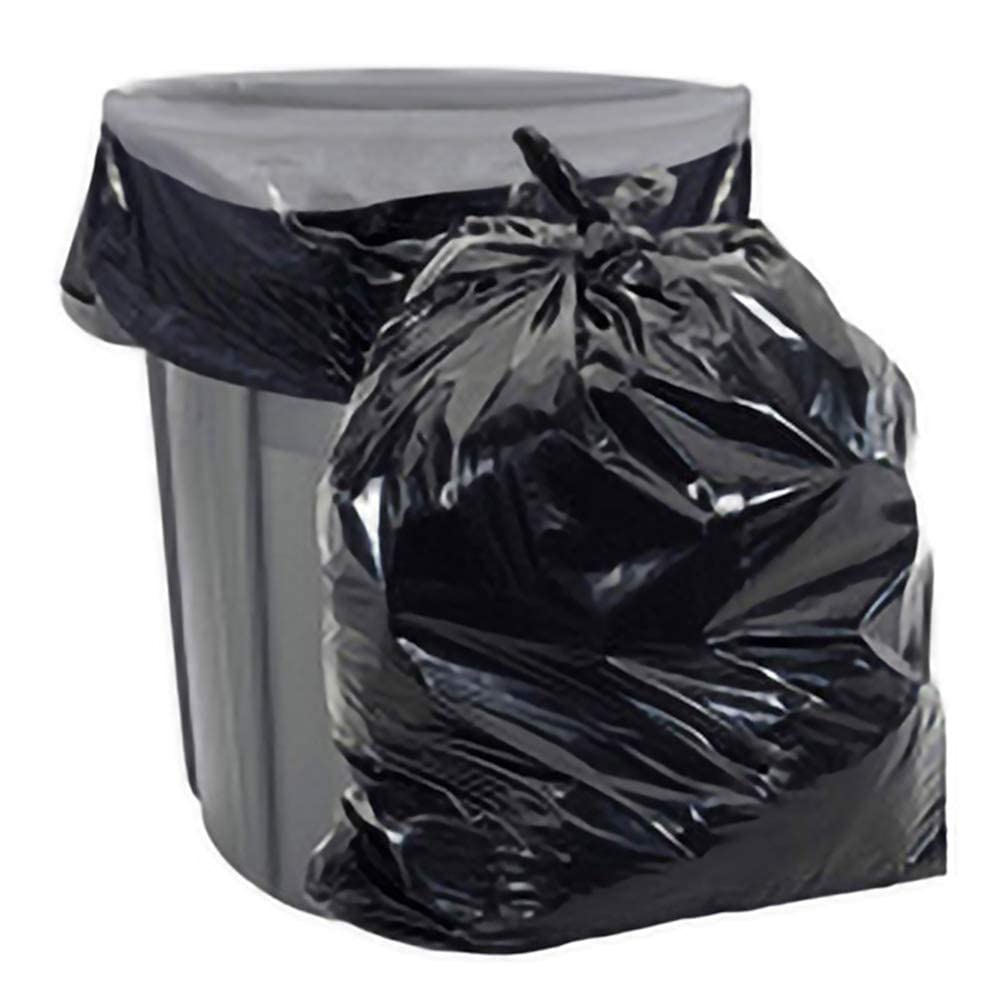 42 Gallon Black Heavy Duty Trash Bags, Pack of 100 B81333