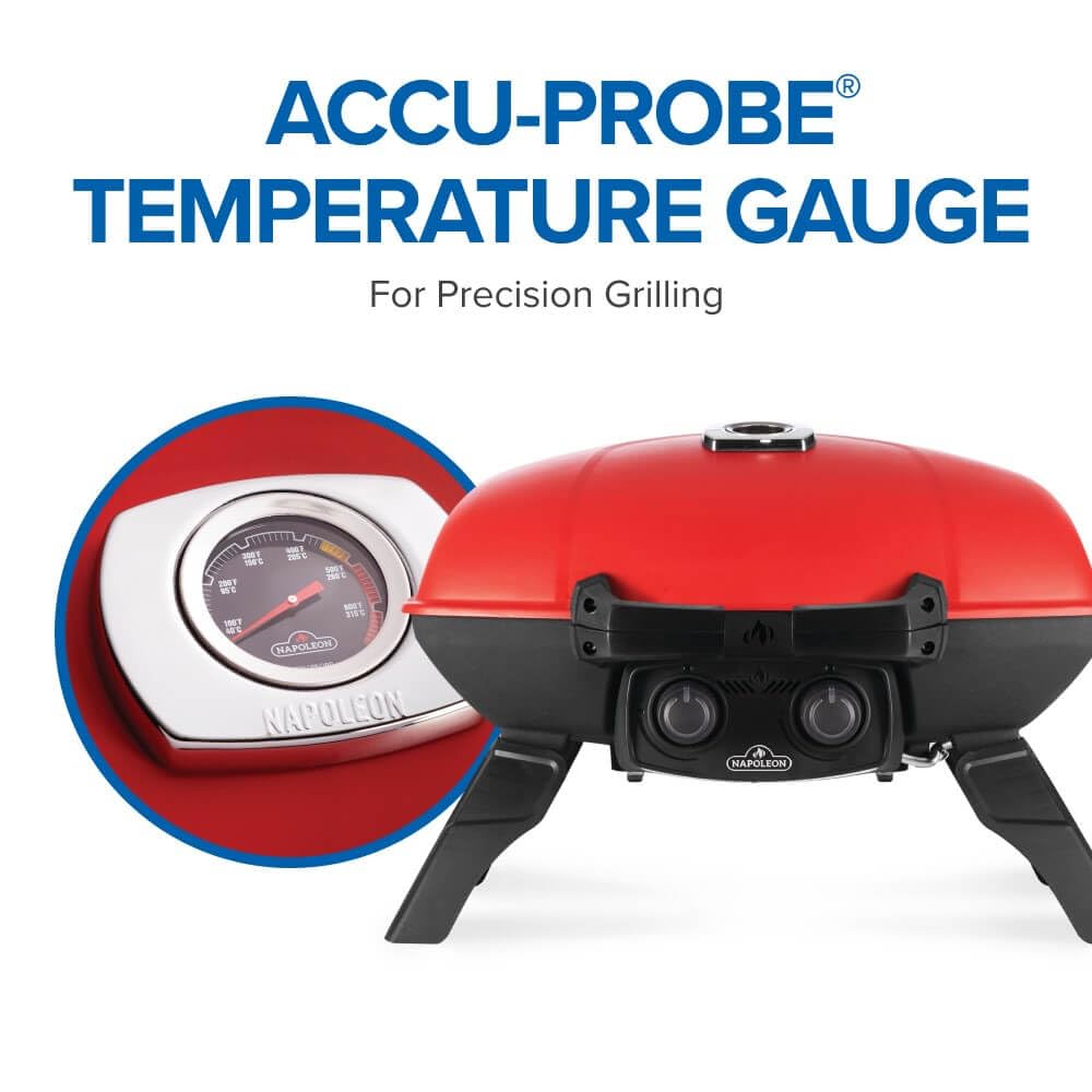 Portable Propane Grill with Griddle Insert P617