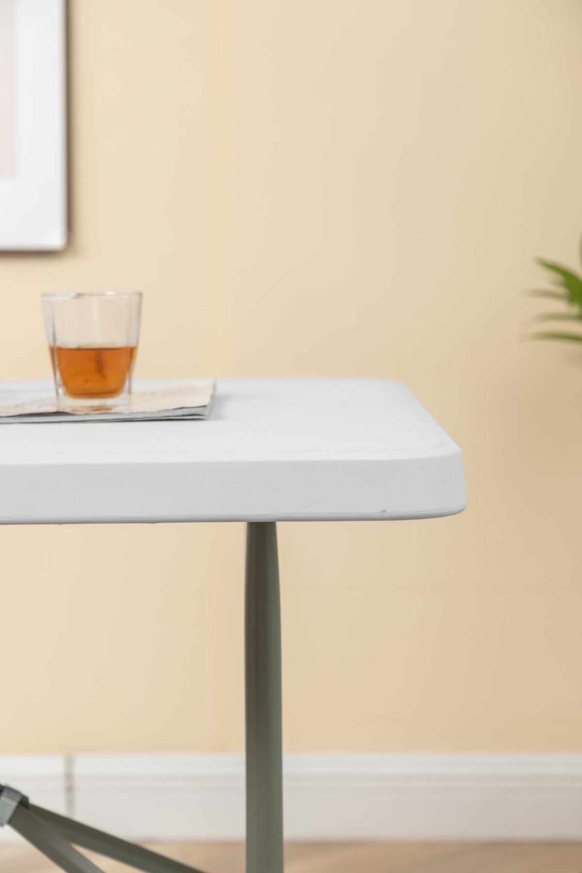 White Plastic Folding Table 6 Ft Heavy Duty Portable W88667