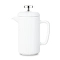 Porcelain French Press 22 fl oz Coffee Tea Maker with Stainless Steel Plunger Ivory M910088
