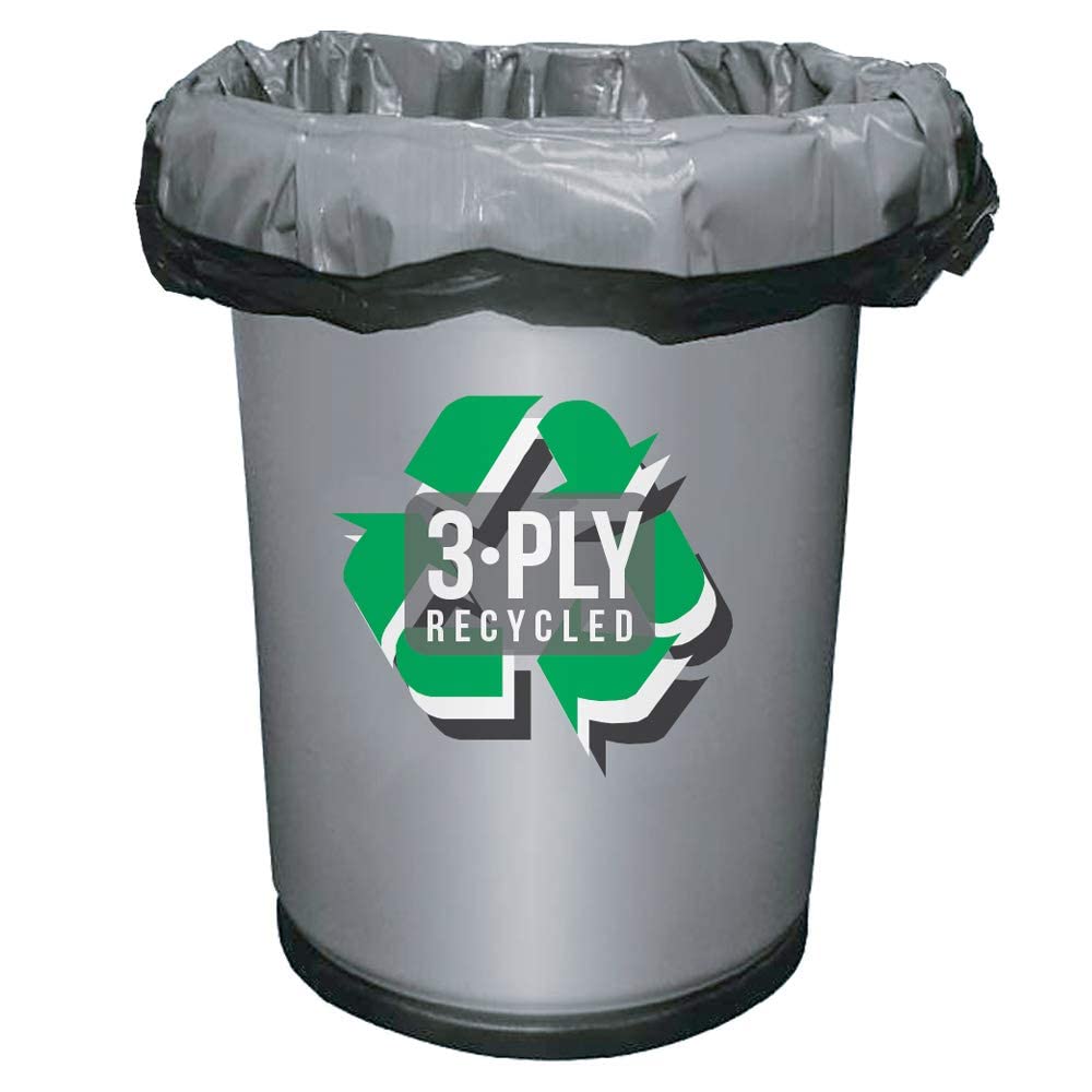 42 Gallon Black Heavy Duty Trash Bags, Pack of 100 B81333