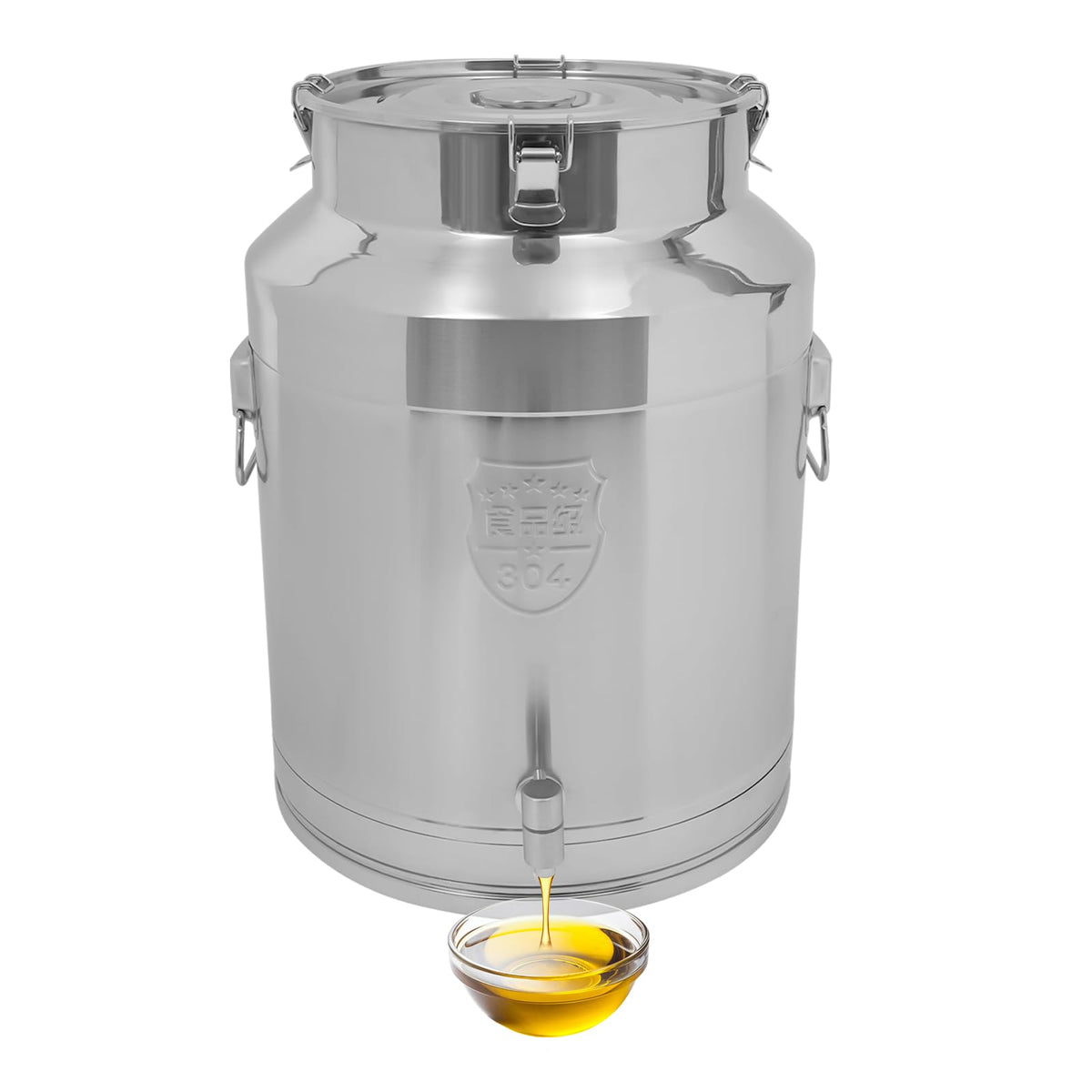 64L Stainless Steel Milk Can with Spigot M692660
