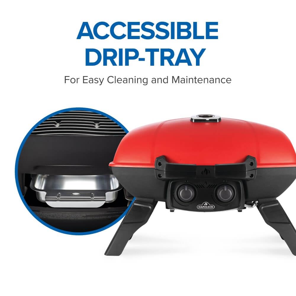 Portable Propane Grill with Griddle Insert P617