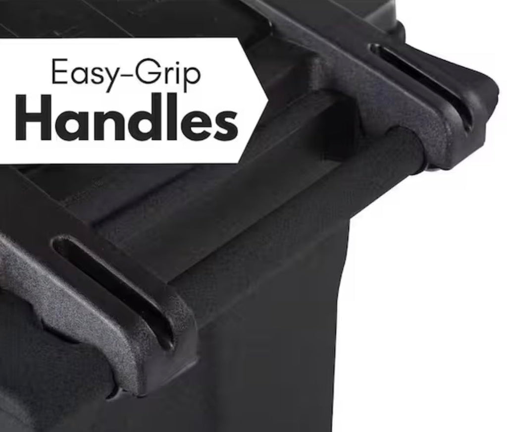 48 Gallon Trash Can with Quiet Wheels M3463