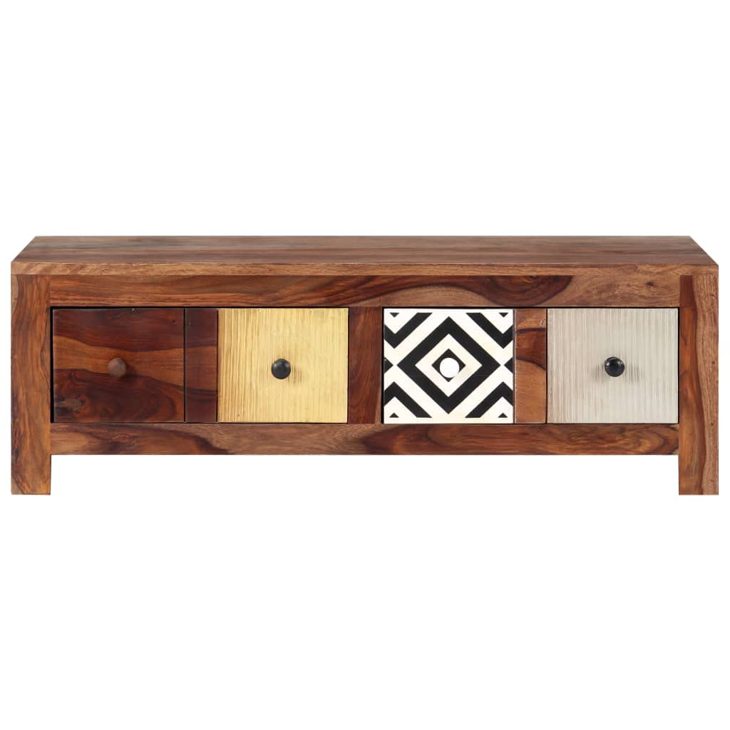 Solid Sheesham Wood Coffee Table A1074