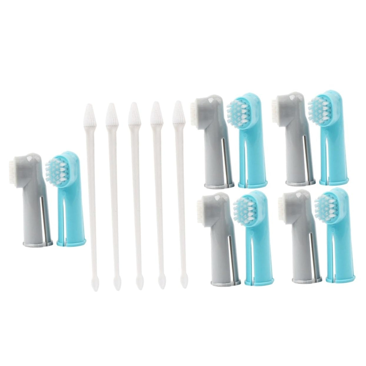 ABS 15 Pcs Set Pet Toothbrush Kit Z368