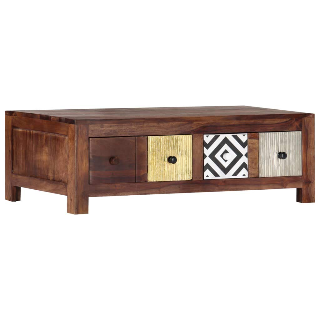 Solid Sheesham Wood Coffee Table A1074