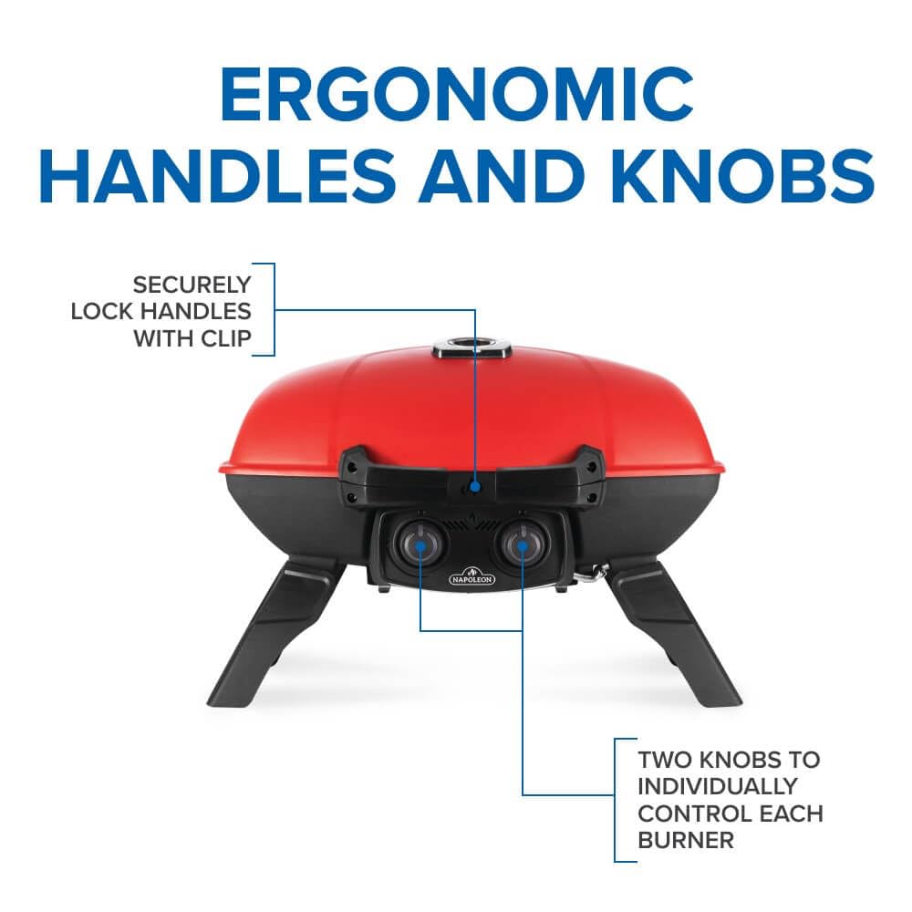 Portable Propane Grill with Griddle Insert P617