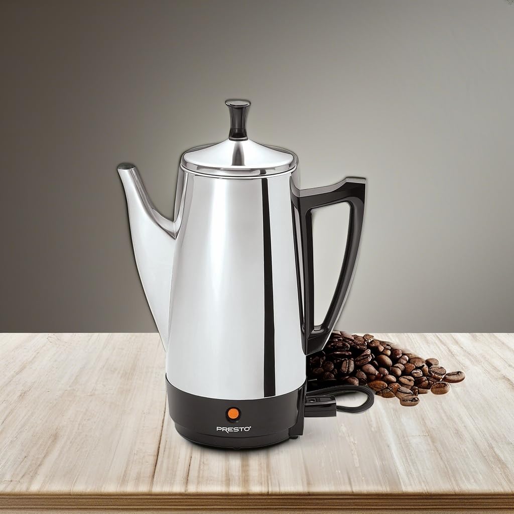 12-Cup Stainless Steel Coffee Maker J197