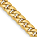 14K Yellow Gold 6mm Miami Cuban Chain Necklace O81486