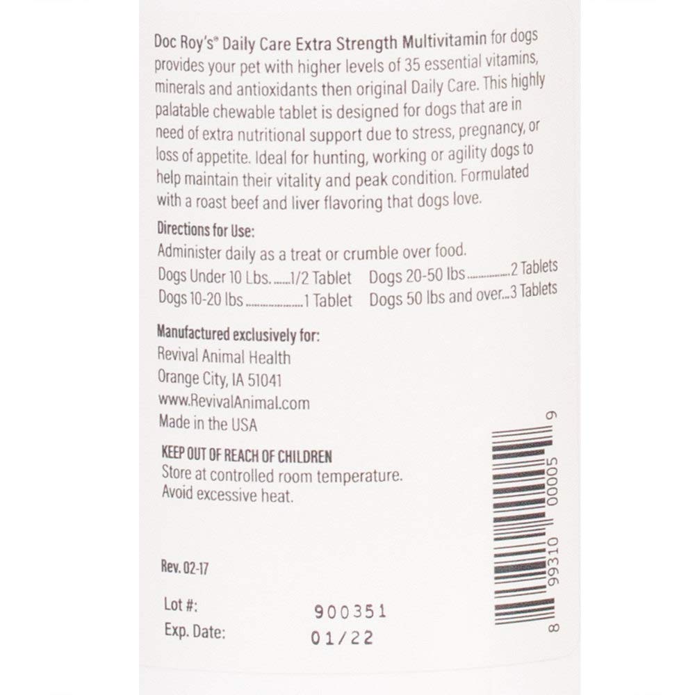 Canine Multivitamin Tablets for Dogs, 180ct T51557