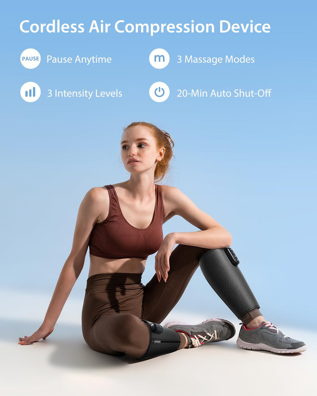 Cordless Calf Massager with 3 Intensities 3 Modes K1649