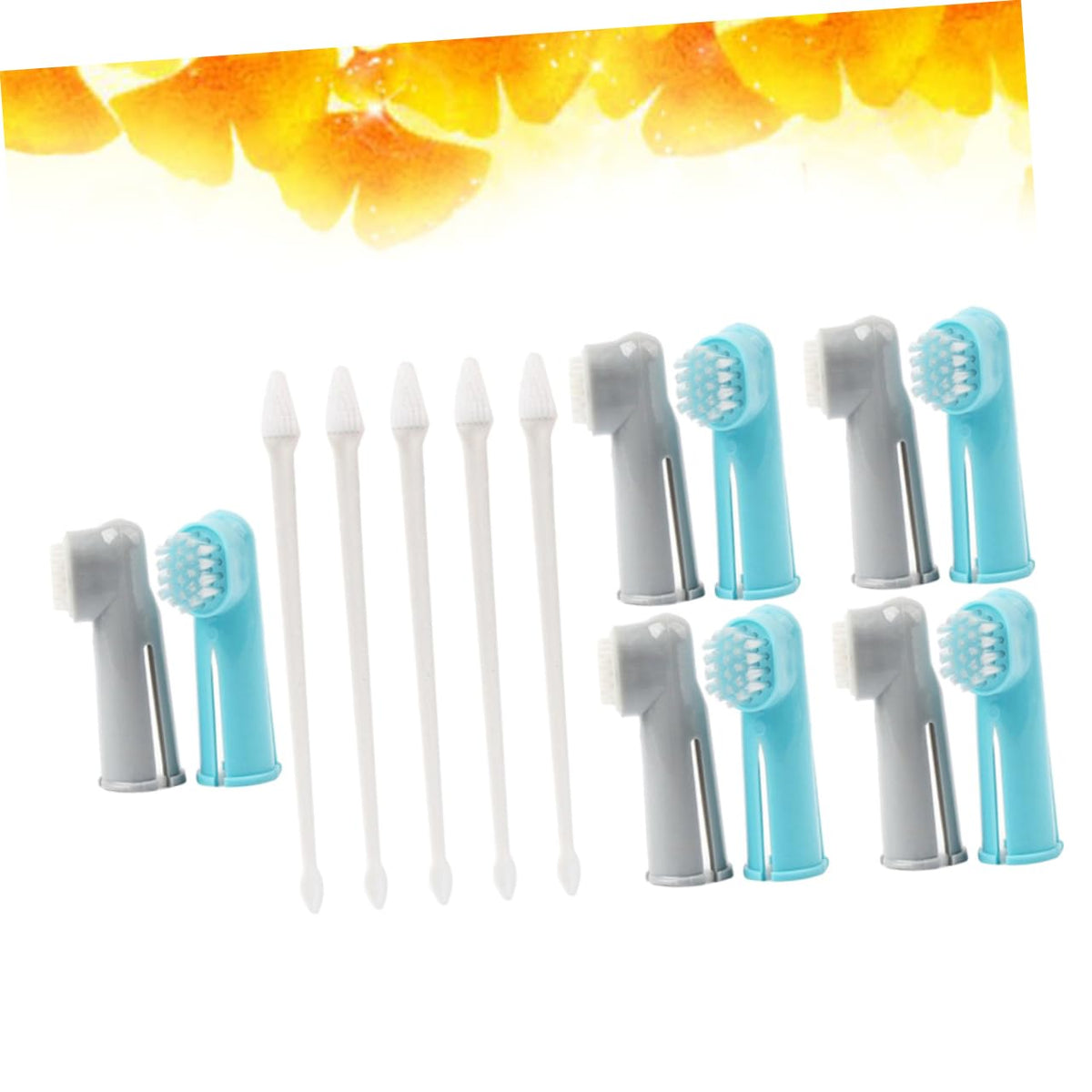 ABS 15 Pcs Set Pet Toothbrush Kit Z368