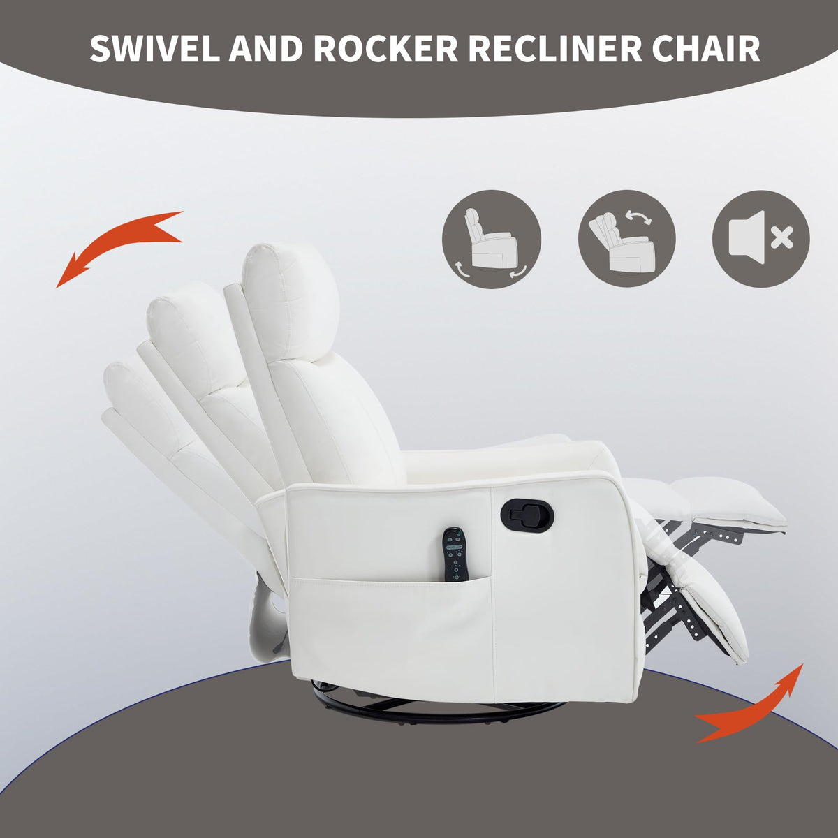 High Back Massage Recliner with Heat H2940