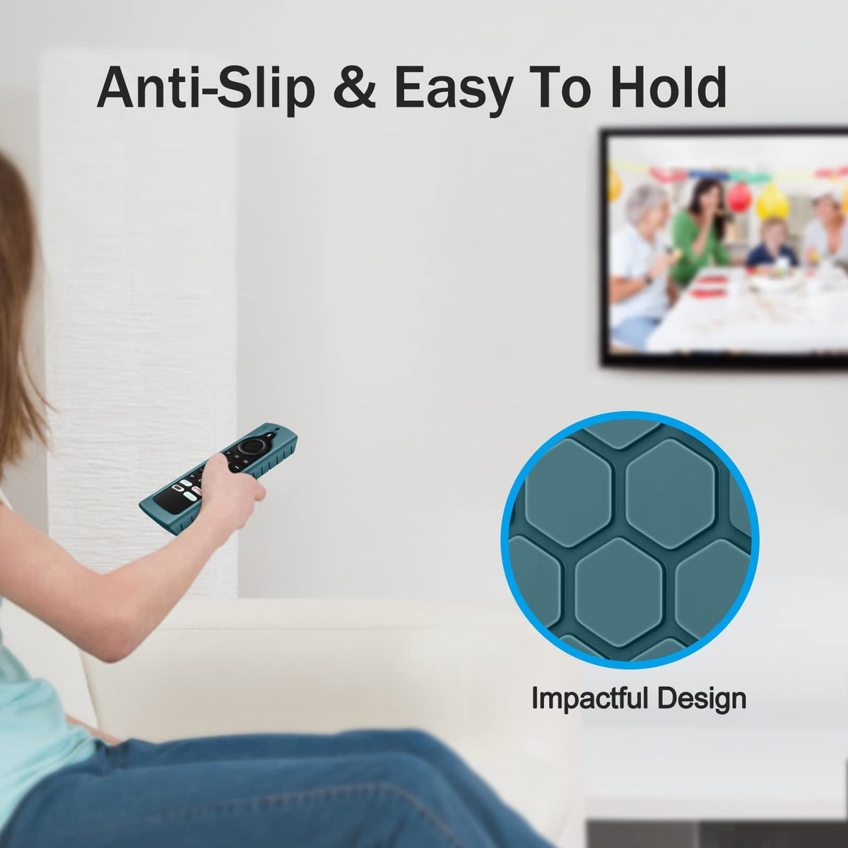 Silicone Case for Fire TV Alexa Voice Remote Enhanced L2402