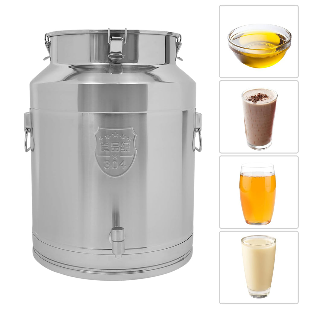 64L Stainless Steel Milk Can with Spigot M692660