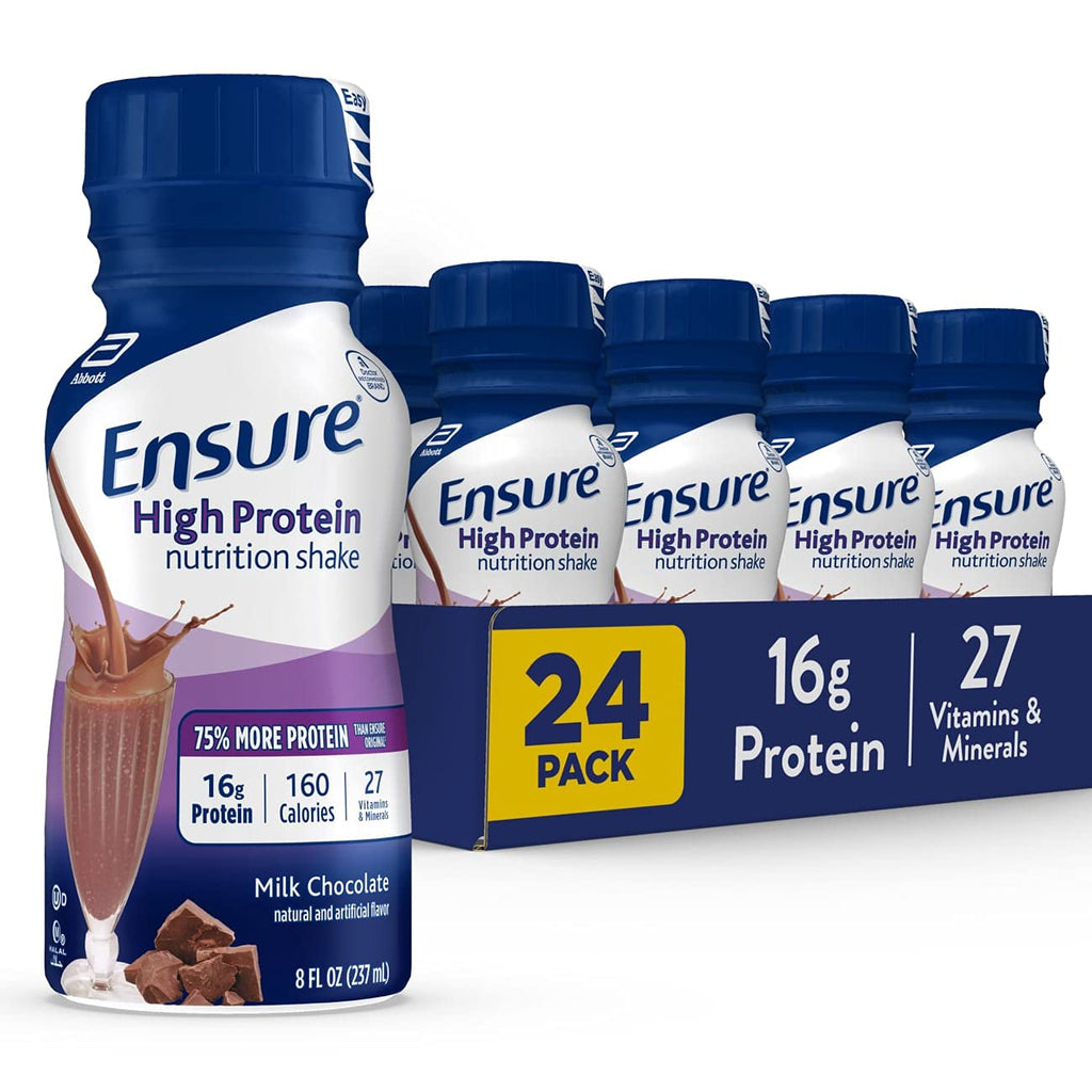 High Protein Nutritional Shake 16g Protein Milk Chocolate 8 fl oz 24 Count Y6123