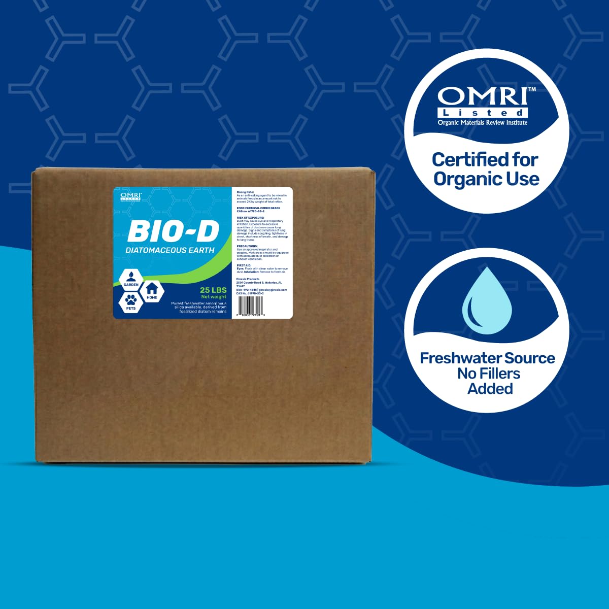 Diatomaceous Earth Food Grade 25 lb J23228