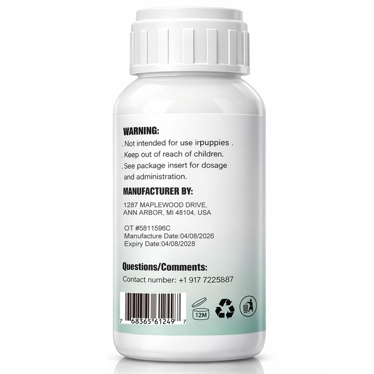 Liquid Dog Dewormer 120ml W62643