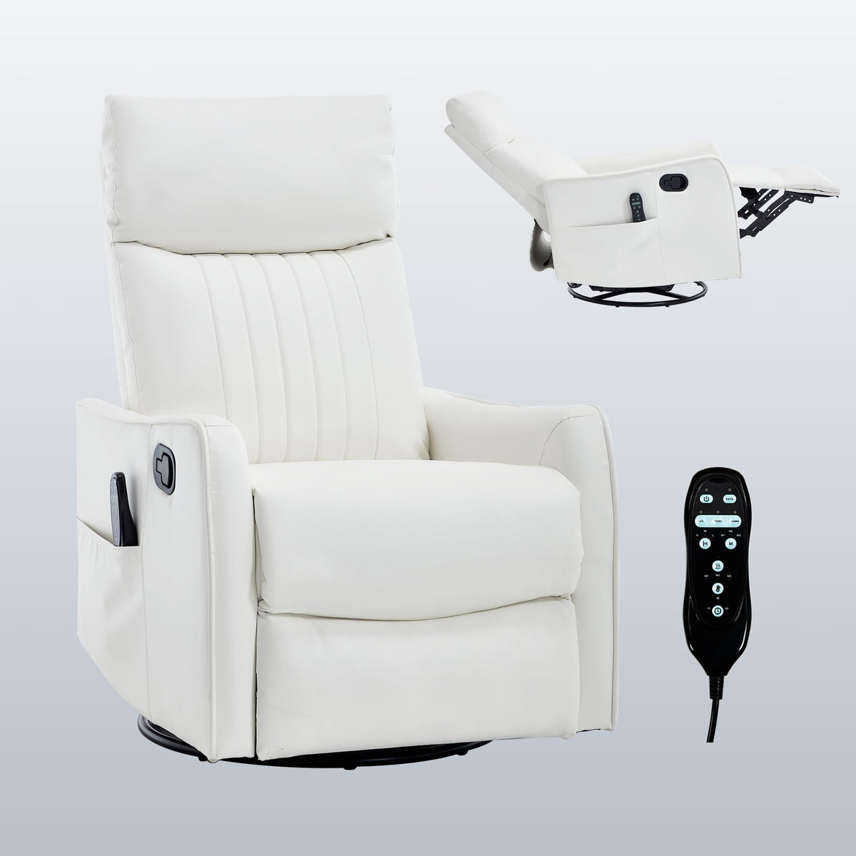 High Back Massage Recliner with Heat H2940