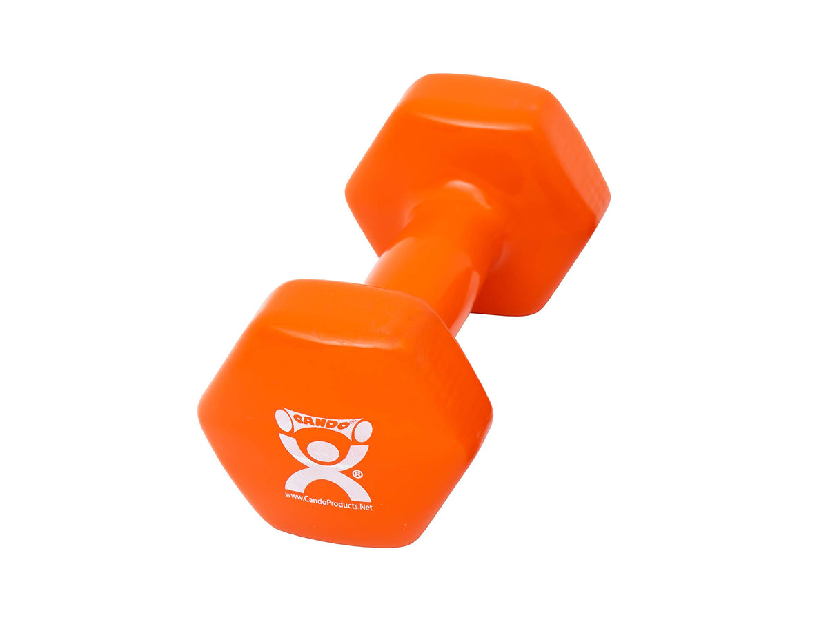 Orange 10 lb Vinyl Coated Dumbbell L997431