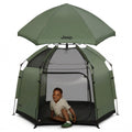 Olive Green Pop-Up Play Yard L3429