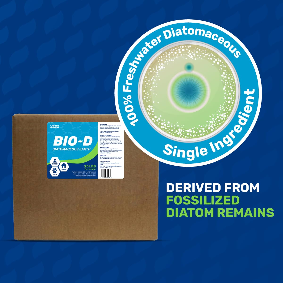 Diatomaceous Earth Food Grade 25 lb J23228