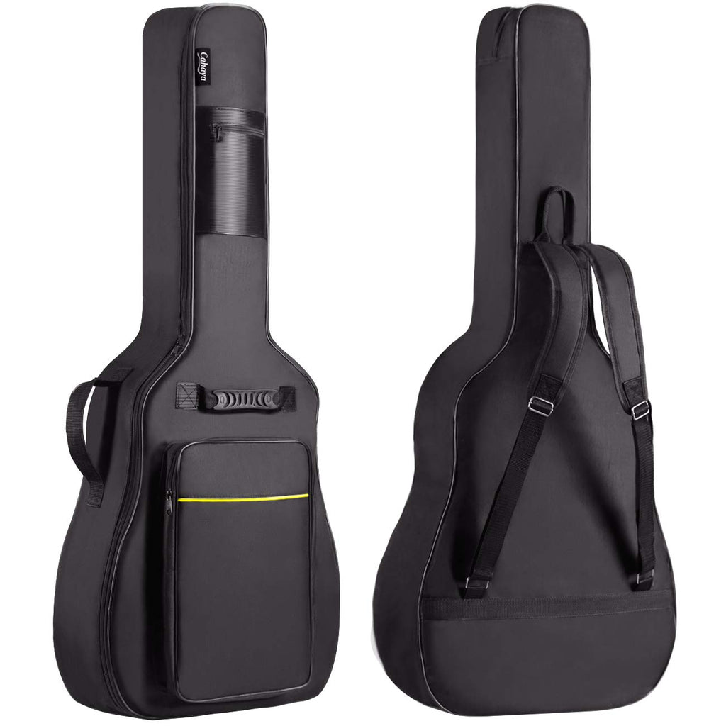 41 In 0.35 In Thick Padding Soft Guitar Bag Black Y558