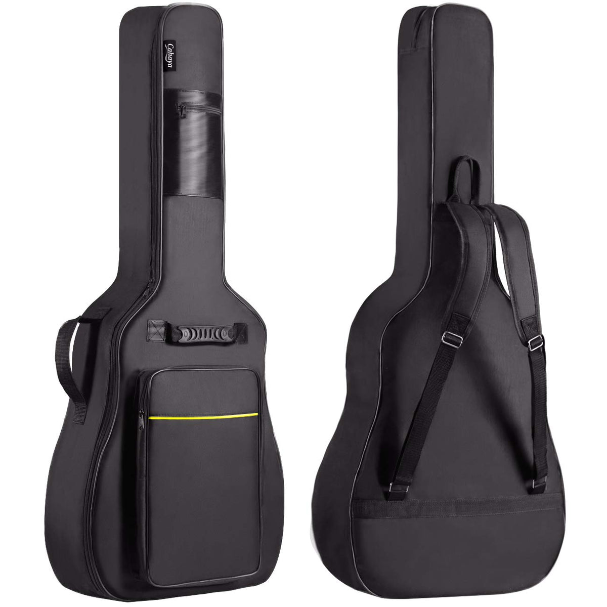 41 In 0.35 In Thick Padding Soft Guitar Bag Black Y558