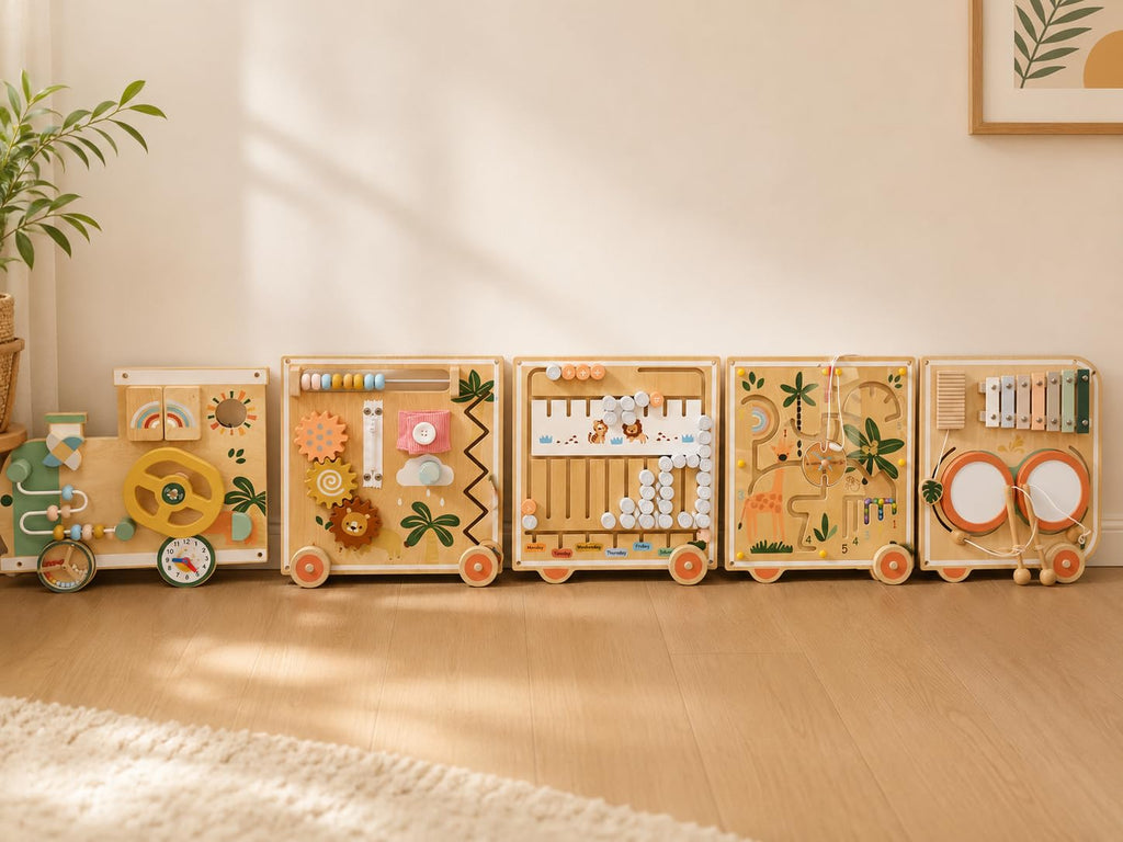 Montessori Wooden Activity Wall Board for Toddlers 18M+ D27350