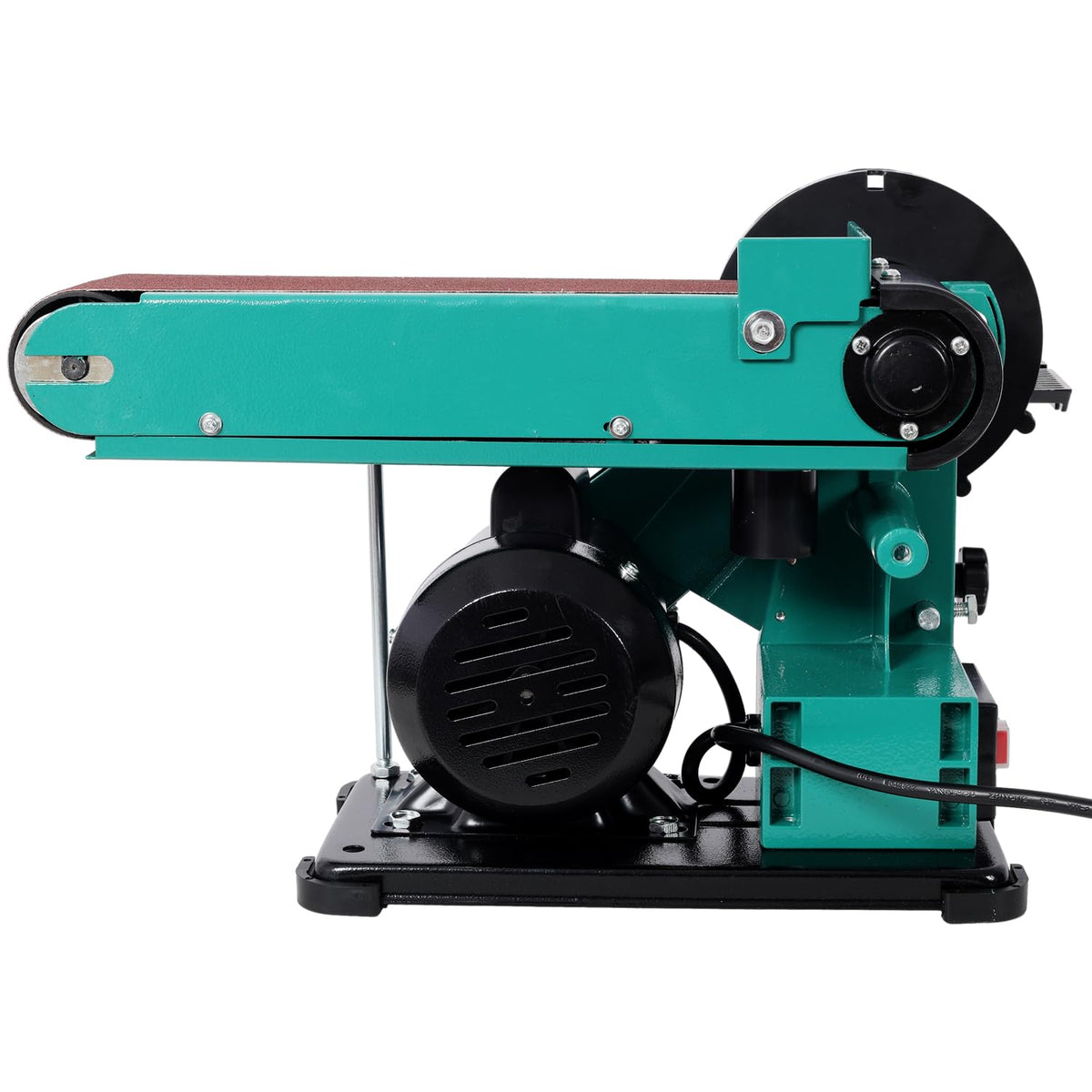 4" x 36" Belt Sander 6" Disc Polisher Grinder Steel Green High-Torque Power Tool N55108
