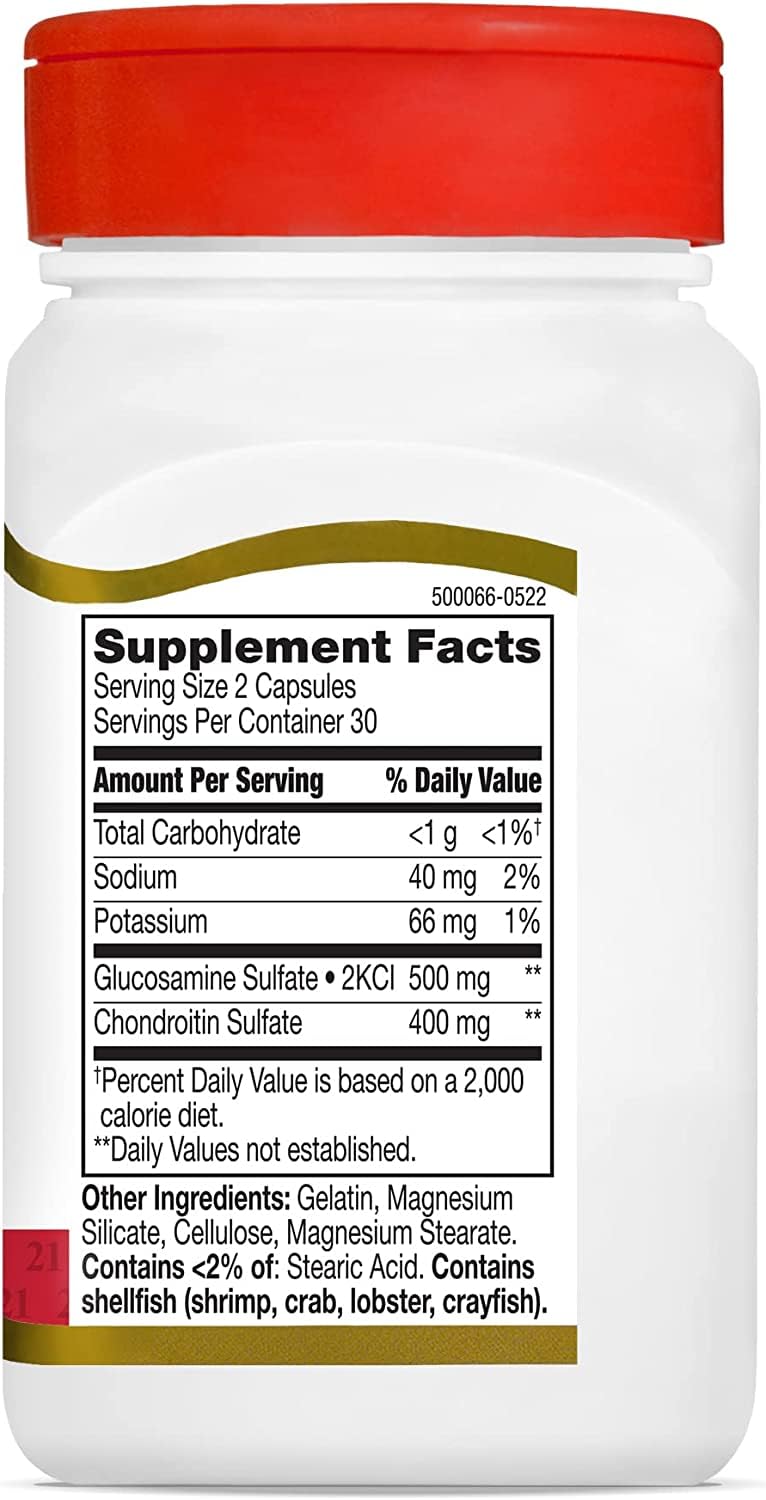Glucosamine Chondroitin Capsules, 60ct I612