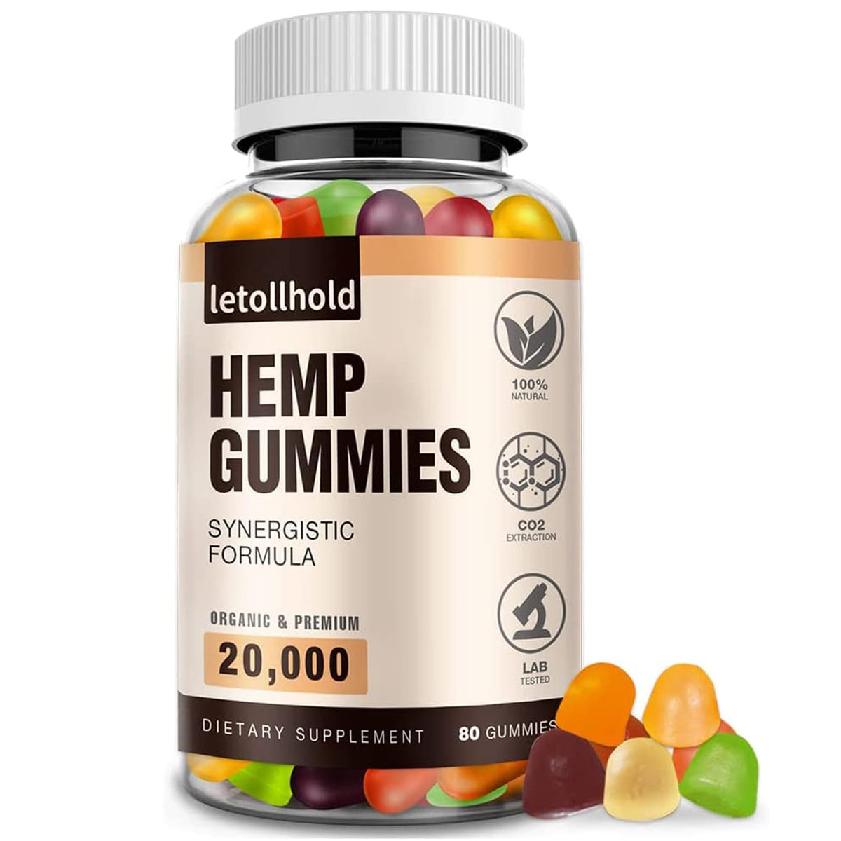 Hemp Gummies 1 Pack Low Sugar F50013