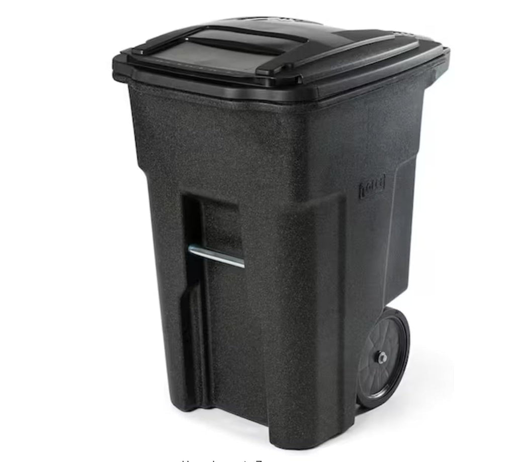 48 Gallon Trash Can with Quiet Wheels M3463