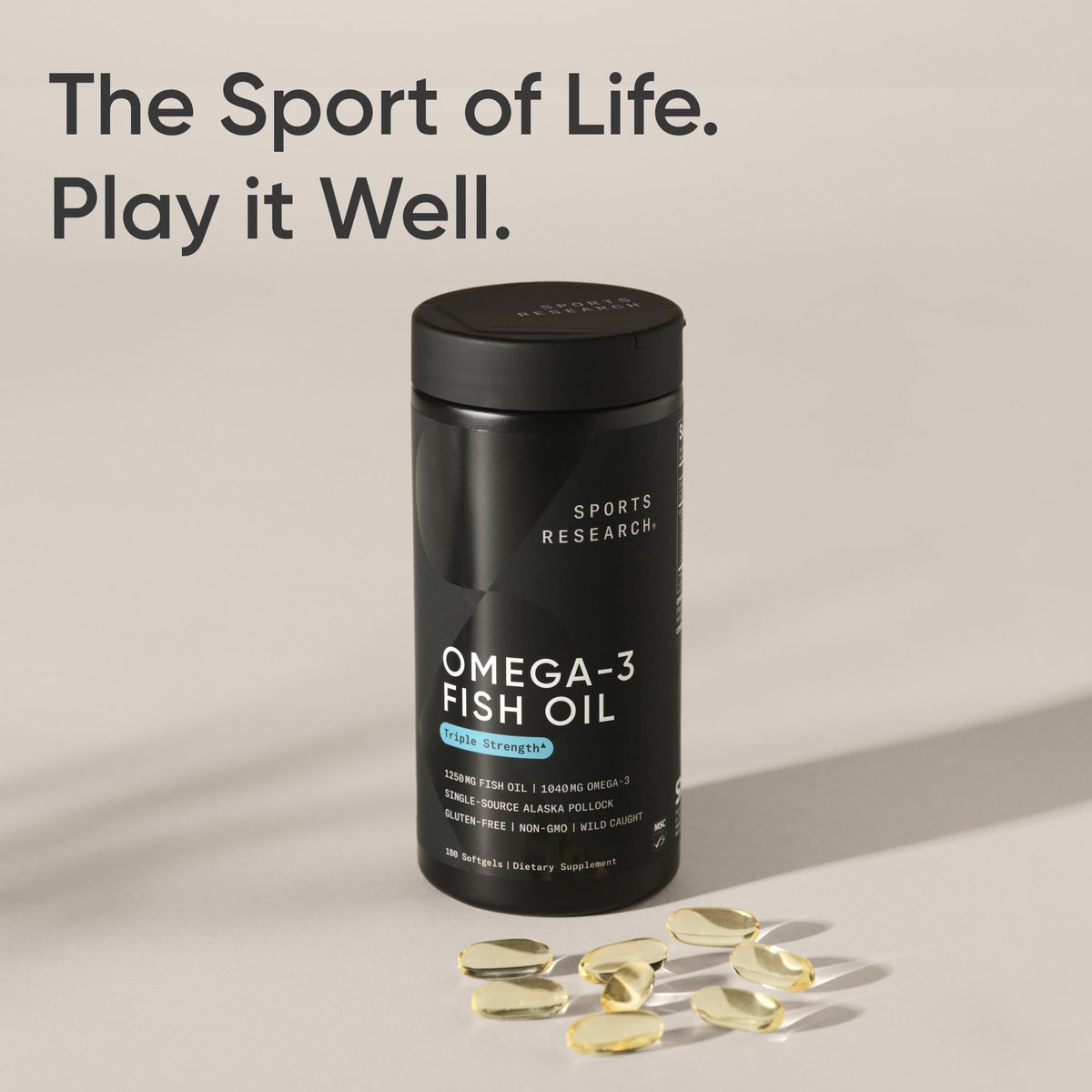 Omega-3 Fish Oil 1250mg 180 Count G187043