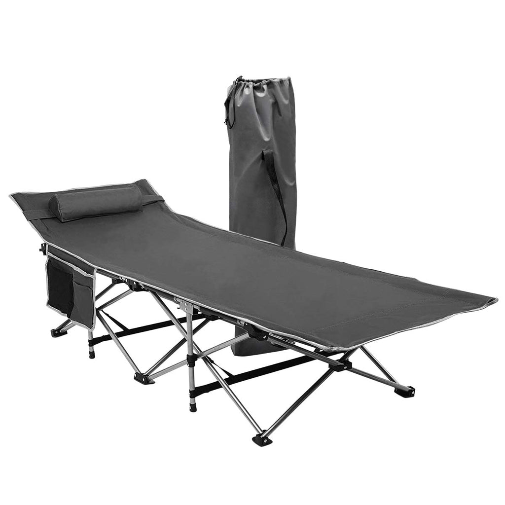 Folding Lightweight Portable Heavy Duty Travel Cot with Large Pocket P5806