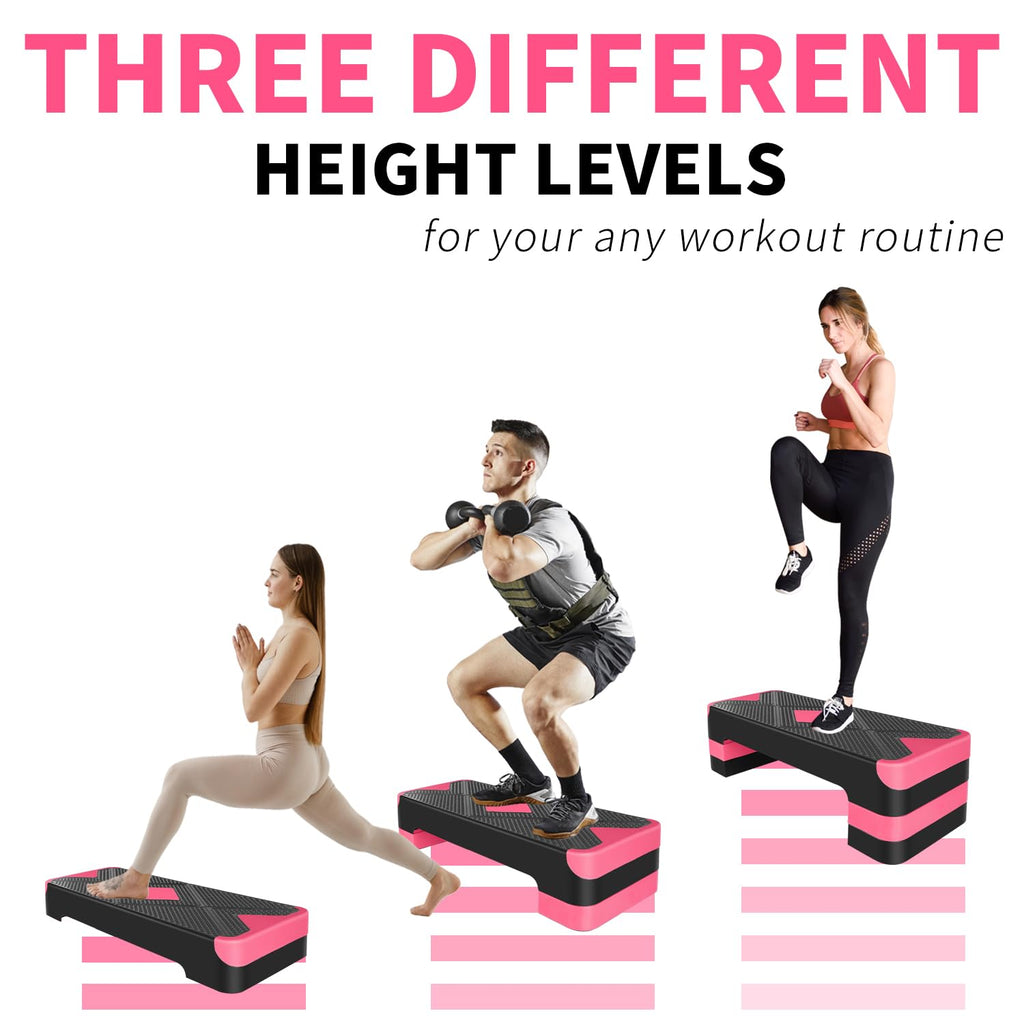 27" Adjustable Aerobic Exercise Step Platform J68460