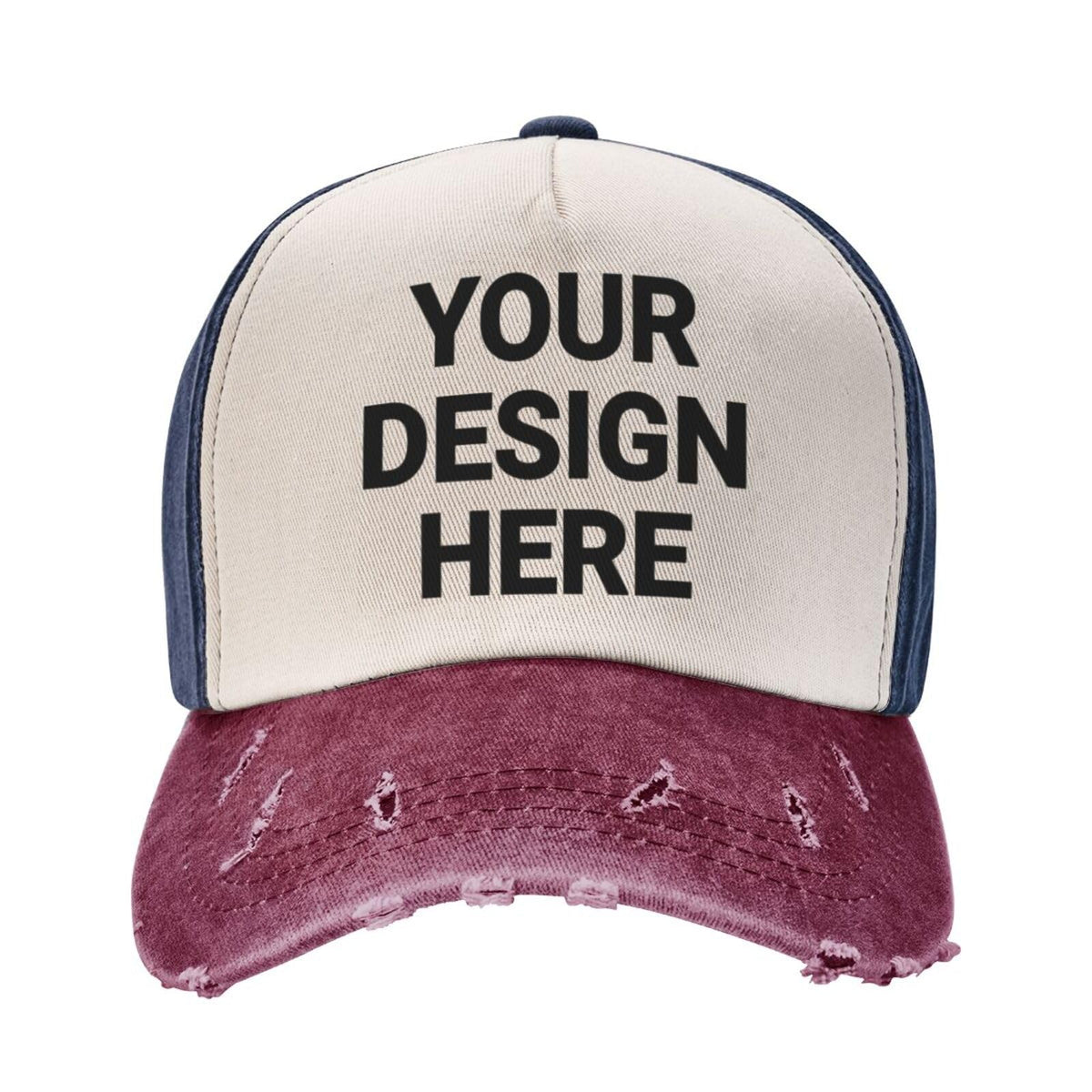 Custom Baseball Cap Adjustable Trucker Hat D7934
