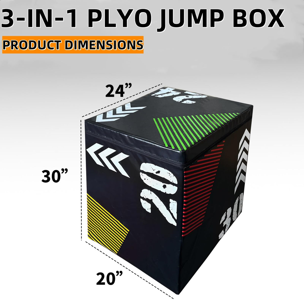 Steel Plyo Box with Anti-Slip Surface O88611