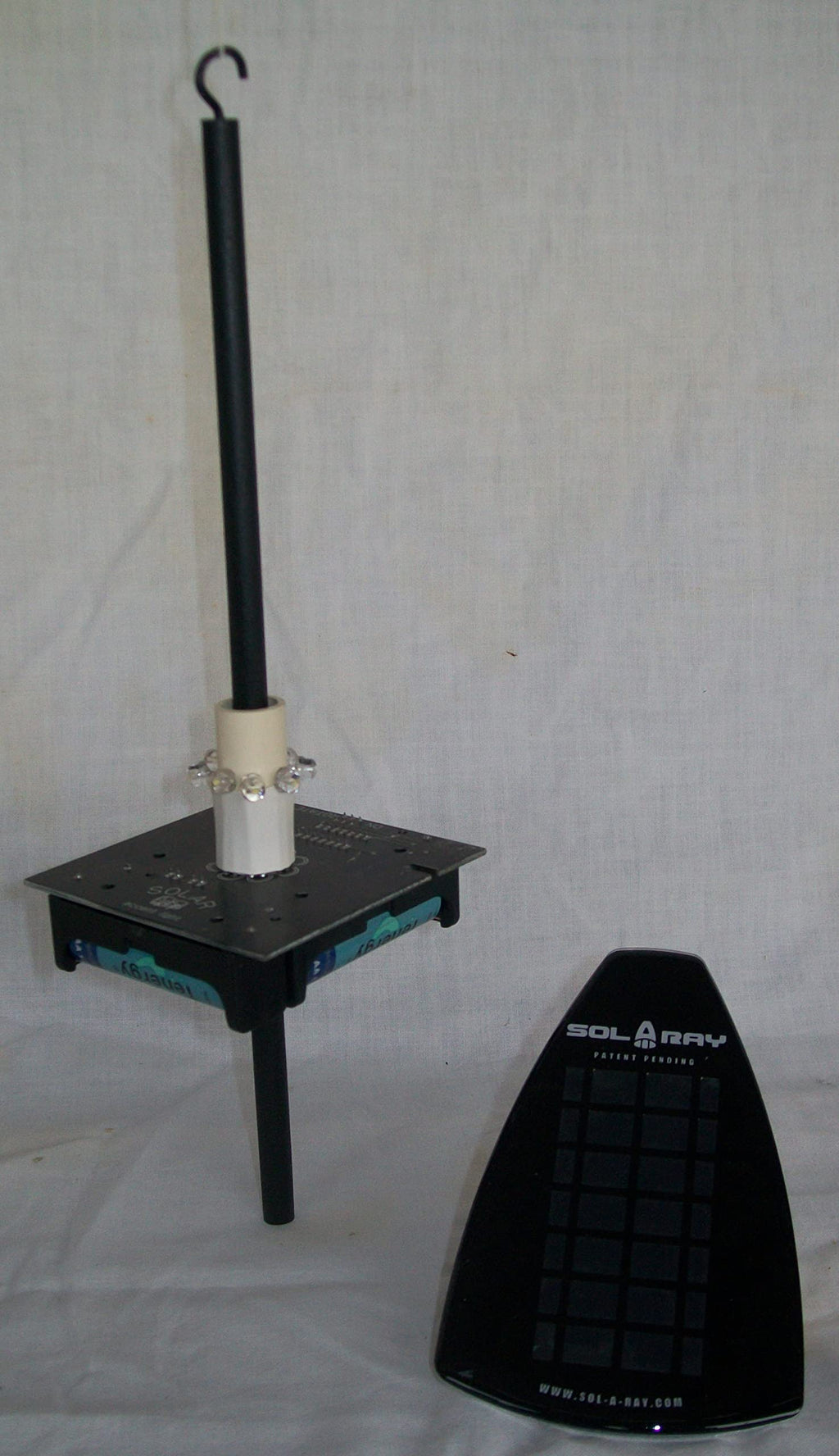 Amish-Made 48" Tall Outdoor Lighthouse with Solar LED Light L41838