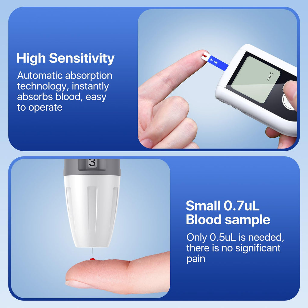 Blood Glucose Test Strips 100ct & Lancets 100ct L1410