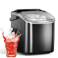 Black Countertop Ice Maker with Ice Scoop & Basket I2509